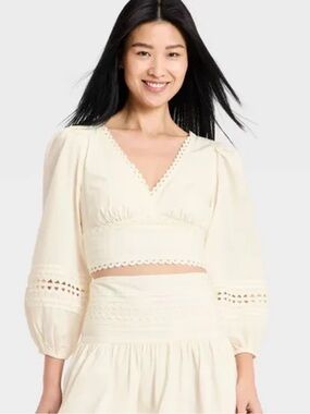 A new day V neck Blouse
